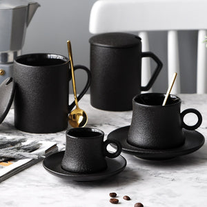 Tasse café en ceramic coffee cup black