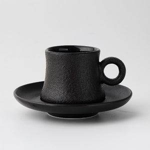 Tasse café en ceramic coffee cup black