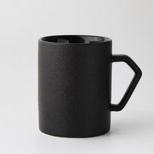 Load image into Gallery viewer, Tasse café en ceramic coffee cup black