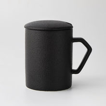 Load image into Gallery viewer, Tasse café en ceramic coffee cup black