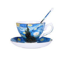 Load image into Gallery viewer, Tasse à thé en ceramic New Van Gogh