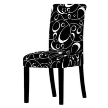 Load image into Gallery viewer, Printing Cover Chair big elastic seat chair slipcovers Restaurant home decoration