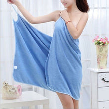 Load image into Gallery viewer, serviette femmes Robes de bain serviette portable rob