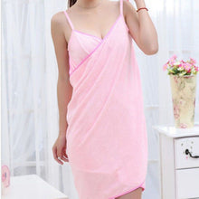 Load image into Gallery viewer, serviette femmes Robes de bain serviette portable rob