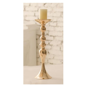 Gold Candle Holders 50cm/20" Metal Candlestick Flower Vase