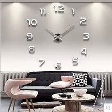 Load image into Gallery viewer, New Luminous Wall Clocks Stickers Modern mute