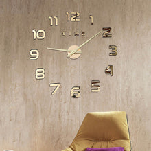 Load image into Gallery viewer, New Luminous Wall Clocks Stickers Modern mute