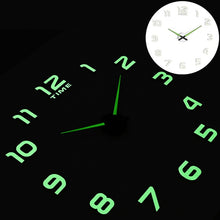 Load image into Gallery viewer, New Luminous Wall Clocks Stickers Modern mute