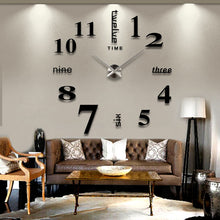 Load image into Gallery viewer, New Luminous Wall Clocks Stickers Modern mute