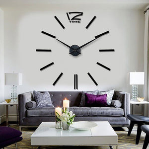 New Luminous Wall Clocks Stickers Modern mute