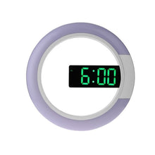 Load image into Gallery viewer, 3D LED Digital Table Clock Alarm Mirror  Wall Clock Modern Design Nightlight