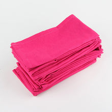 Load image into Gallery viewer, 12 pcs Cloth Napkins 40x40cm cotton linen Napkins placemat soft dining table