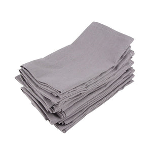 12 pcs Cloth Napkins 40x40cm cotton linen Napkins placemat soft dining table