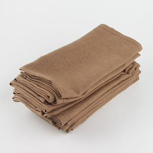 12 pcs Cloth Napkins 40x40cm cotton linen Napkins placemat soft dining table