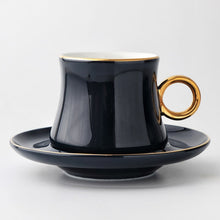 Load image into Gallery viewer, Tasse Elegant Ceramic Coffee Cup Set Porcelain