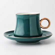 Load image into Gallery viewer, Tasse Elegant Ceramic Coffee Cup Set Porcelain