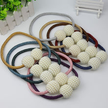 Load image into Gallery viewer, Pearl Magnetic Curtain Holders Tieback Buckle Ball Buckle Accessories Home Decor