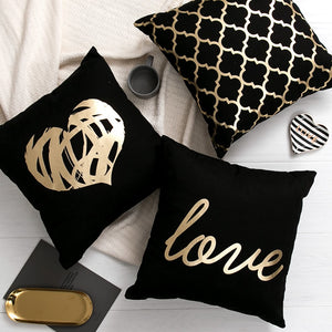 Black Golden Coussin Decorative