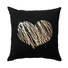 Load image into Gallery viewer, Black Golden Coussin Decorative