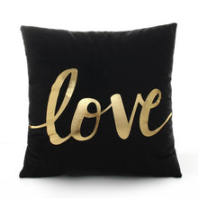 Load image into Gallery viewer, Black Golden Coussin Decorative