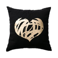 Load image into Gallery viewer, Black Golden Coussin Decorative