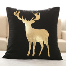 Load image into Gallery viewer, Black Golden Coussin Decorative